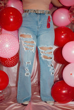 Load image into Gallery viewer, Baby’s Blue Wide Leg Jeans

